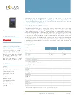 Focus FS-C Specifications preview