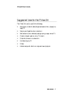 Preview for 11 page of Focus iTView DV User Manual