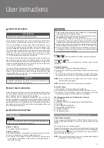 Preview for 4 page of Focus PICTOFOCUS Installation, Servicing And User Instructions Manual