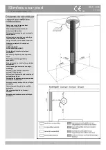 Preview for 4 page of Focus Slimfocus sur pied Specific Instructions