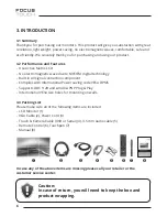 Preview for 6 page of Focus TOUCh P10 Manuals