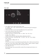 Preview for 12 page of Focus TOUCh P10 Manuals