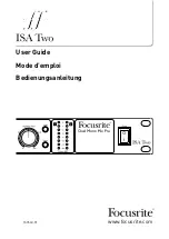 Preview for 1 page of Focusrite AMS-ISA-2 User Manual