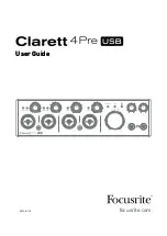 Focusrite Clarett 4 Pre USB User Manual предпросмотр