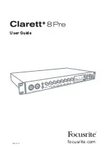 Focusrite Clarett 8 Pre User Manual preview