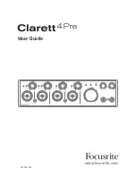 Focusrite Clarett4 Pre User Manual предпросмотр