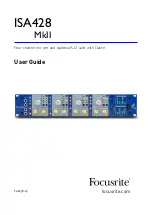 Focusrite ISA428 MkII User Manual preview