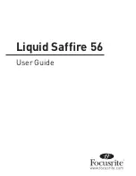 Focusrite Liquid Saffire 56 User Manual preview