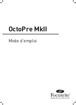 Preview for 11 page of Focusrite OctoPre Digital Option Operation User Manual