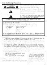 Предварительный просмотр 3 страницы Focusrite OctoPre MkII Dynamic Important Safety Instructions Manual