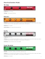 Предварительный просмотр 7 страницы Focusrite Over Loud Guitar FX Plug-in Suite User Manual