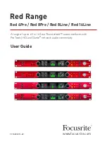 Preview for 1 page of Focusrite Red 16Line User Manual