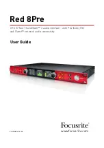 Focusrite Red 8Pre User Manual предпросмотр