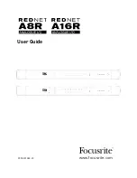 Focusrite Rednet A16R User Manual предпросмотр