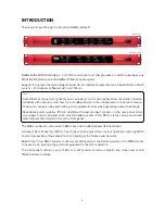 Preview for 4 page of Focusrite RedNet D64R User Manual