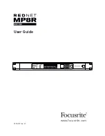 Focusrite RedNet MP8R User Manual preview