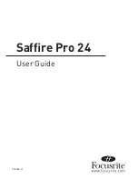 Focusrite Saffire Pro 24 User Manual предпросмотр