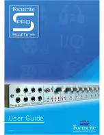 Preview for 1 page of Focusrite Saffire Pro 26 I/O User Manual