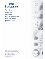 Focusrite Saffire User Manual предпросмотр