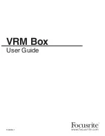 Focusrite VRM Box User Manual preview