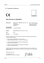 Preview for 13 page of Foerster CIRCOGRAPH DS Operating Instructions Manual