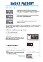 Предварительный просмотр 9 страницы Fog, Smoke & Haze Factory tour hazer II Instruction Manual