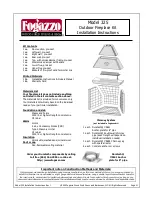 Preview for 7 page of Fogazzo 325 Installation Instructions & Owner'S Manual