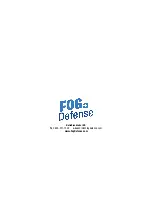 Preview for 10 page of Fogdefence FD-800 User Manual