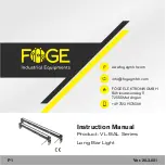 FOGE VL-BAL Series Instruction Manual preview