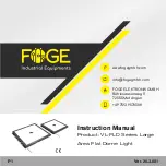 FOGE VL-FLD Series Instruction Manual preview