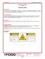 Preview for 6 page of FOGG Microb-Blaster 2400 Manual