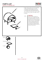 Предварительный просмотр 3 страницы Fogo & Chama FC-HEL480-PIZZ Instruction Manual