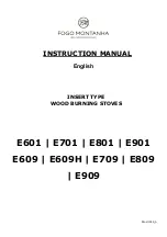 Preview for 1 page of Fogo Montanha E601 Instruction Manual