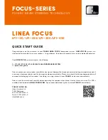 Preview for 1 page of Fohhn LFI-350 Quick Start Manual