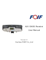 Foif A20 User Manual preview