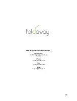 Предварительный просмотр 20 страницы Foldaway F1-230 V10 Operating Manual