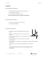 Preview for 8 page of Foldcraft Plymold Contour Wall Style Adjustable Installation Manual