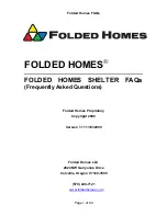 Preview for 1 page of Folded Homes LiteYurt Faqs