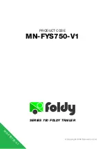 Preview for 44 page of Foldy 750 Series User Manual