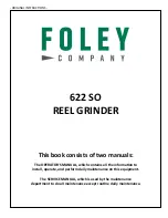 Foley 622 SO Operator'S Manual preview