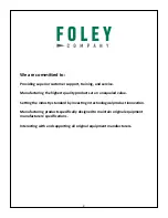 Предварительный просмотр 2 страницы Foley 633 ACCU-Pro Manual