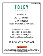 Предварительный просмотр 3 страницы Foley 633 ACCU-Pro Manual