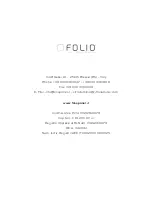 Preview for 13 page of Folio LINE WALL User Manual