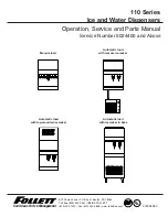 Follett 110 Series Operating & Parts Manual preview