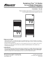 Предварительный просмотр 1 страницы Follett 110CT425A Installation Manual