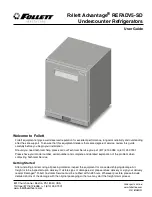 Preview for 1 page of Follett Advantage REFADV5-SD User Manual