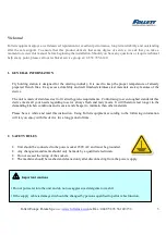 Preview for 3 page of Follett FHS L900 Operation And Maintenance Manual