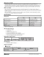 Preview for 3 page of Follett fzr1 Installation, Operation And Service Manual