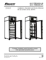 Follett FZR20-LB Installation, Operation And Service Manual preview