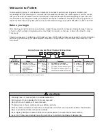 Предварительный просмотр 4 страницы Follett HCC1000A Operation And Service Manual